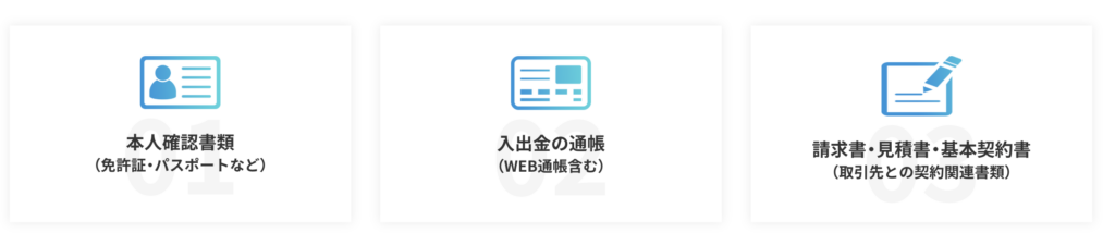 ベストファクター 必要書類